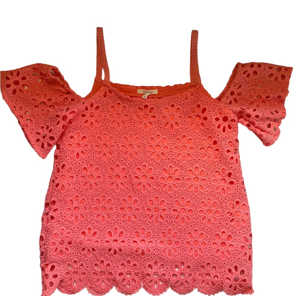 Maurices XS drop sleeve top. Easter Spring Summer blouse